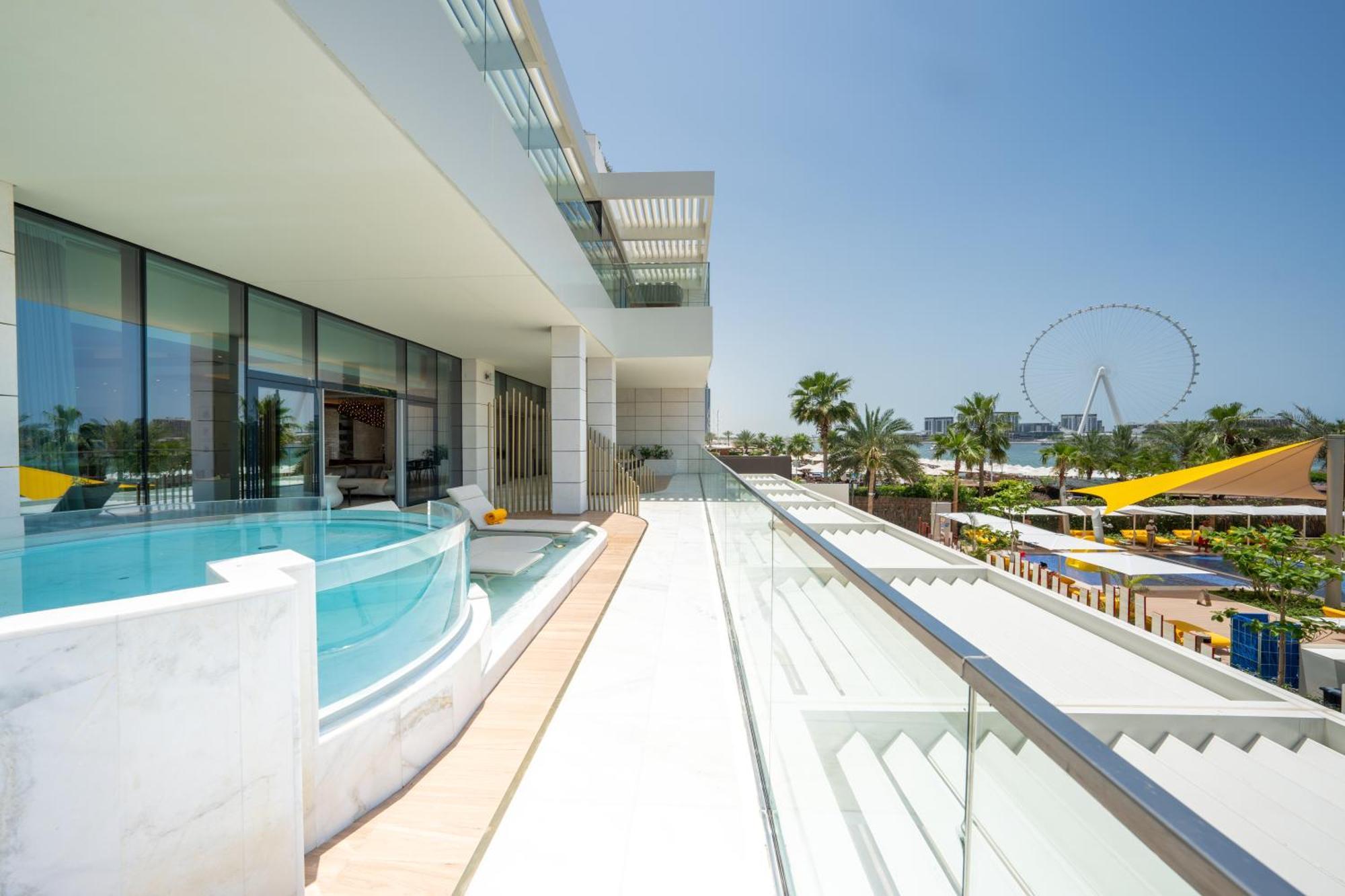 迪拜 Five Luxe酒店 外观 照片 The View at The Palm