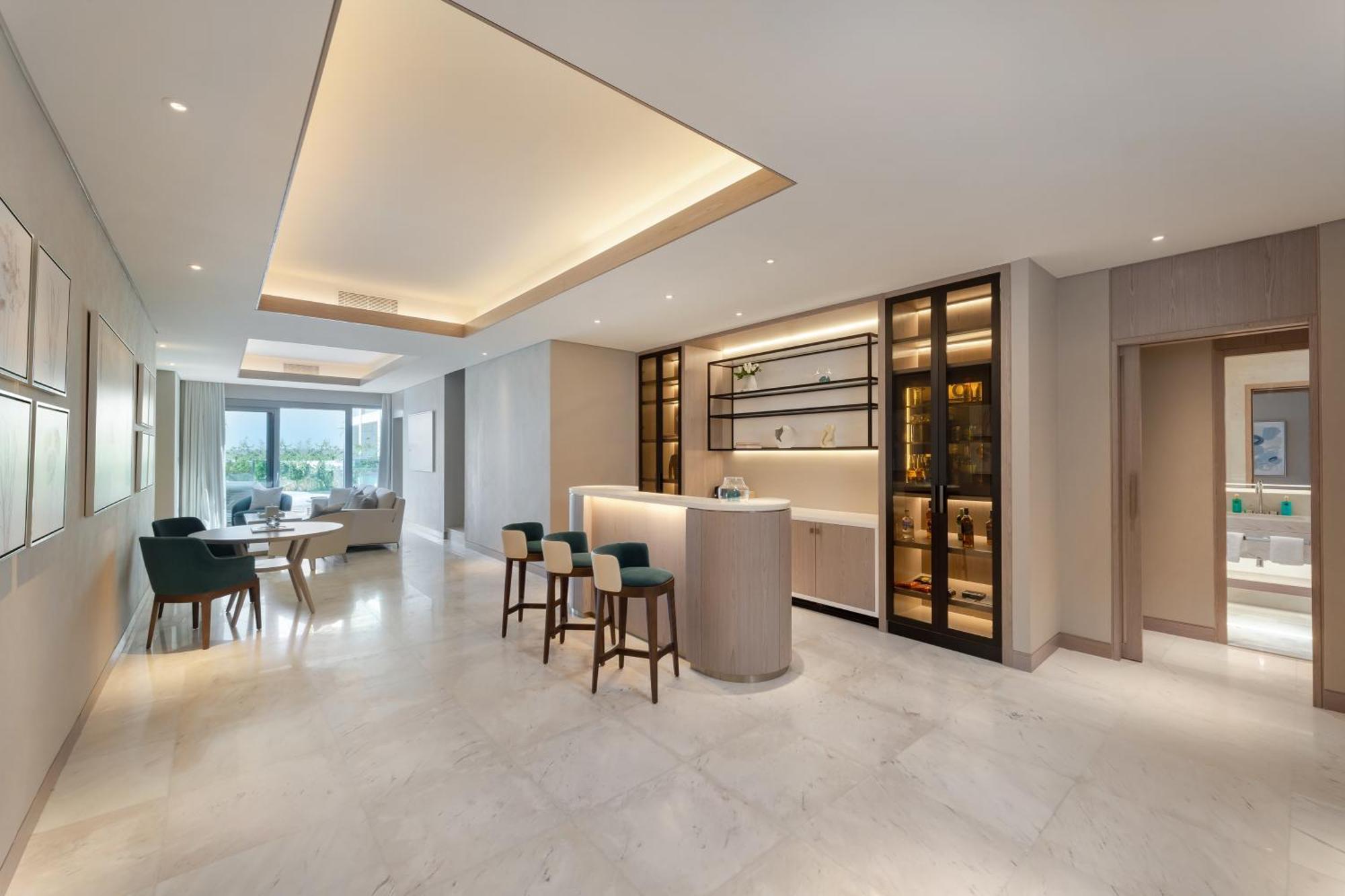 迪拜 Five Luxe酒店 外观 照片 The interior of a typical apartment