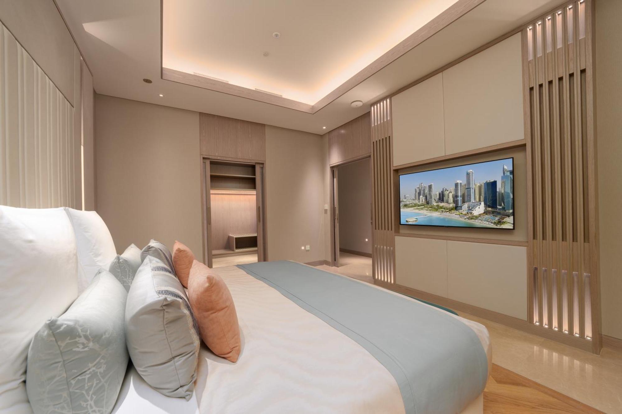 迪拜 Five Luxe酒店 外观 照片 A bedroom